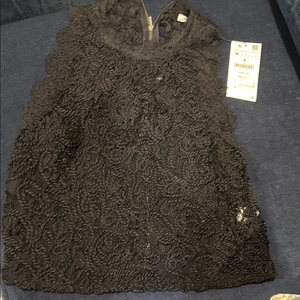 Elegant Black Lace womens top